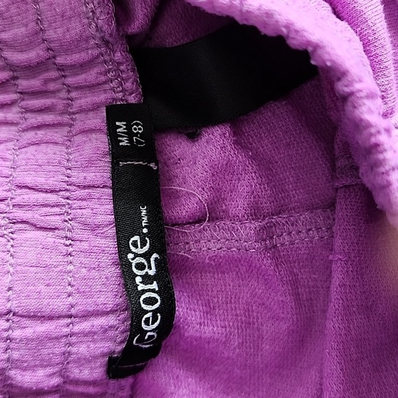 3 for $20 George girls shorts purple medium 7 8 - Picture 2 of 3